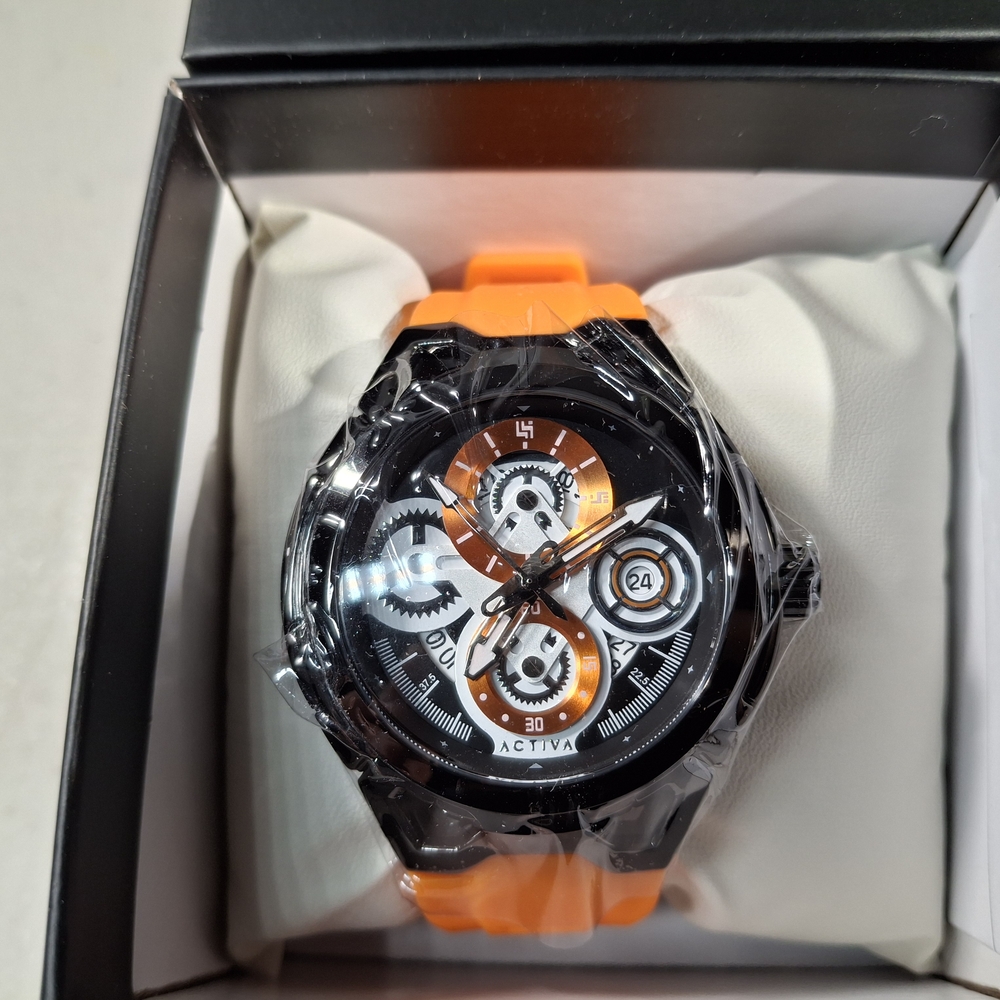 Activa Drift X Invicta Men’s Watch – 44mm Orange (ACW9349-001)